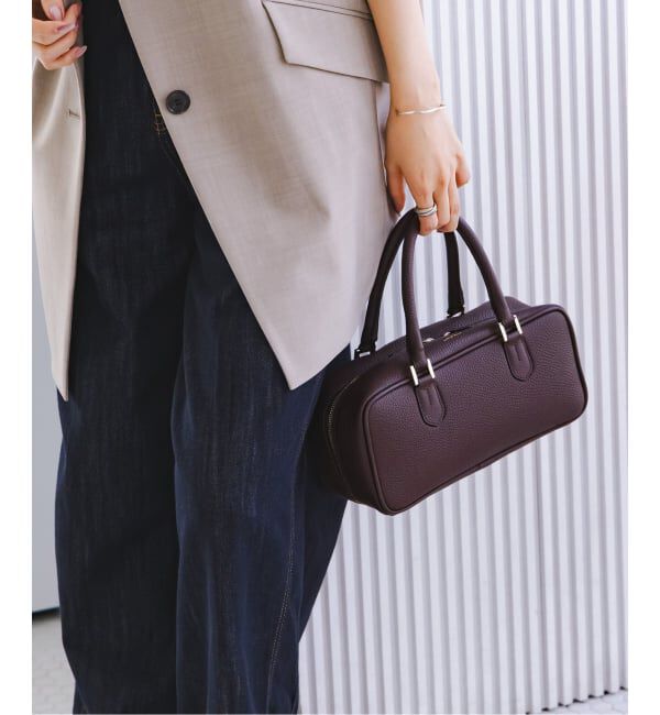 NOBLE「《追加2》LORISTELLA/ロリステッラ スクエアボストンバッグ」|ボストンバッグ|ブラウン