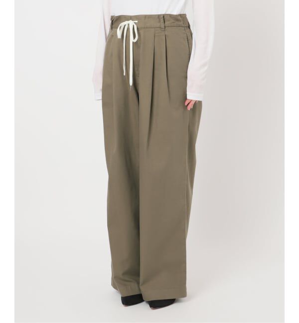 Spick and Span「《追加》コットンレーヨンドロストフレアパンツ」|その他|