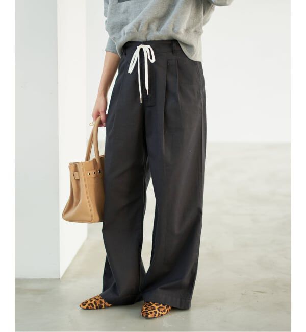 Spick and Span「《追加》コットンレーヨンドロストフレアパンツ」|その他|