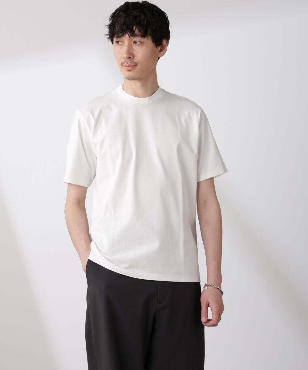 nano･universe「ジャケT(R) クルーネック 半袖」|Tシャツ・カットソー|