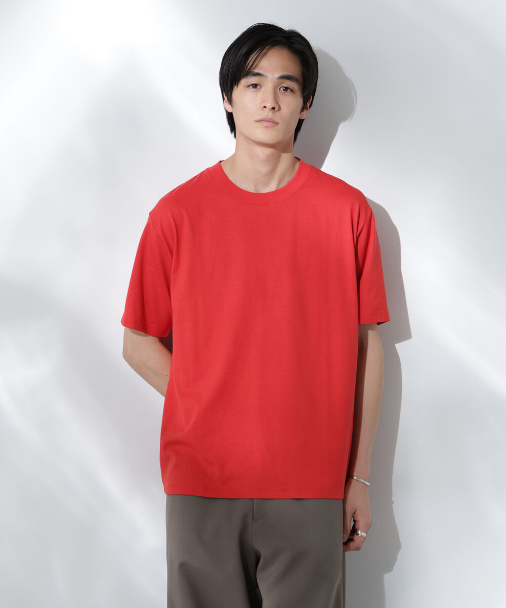 nano･universe「Anti Soaked(R)汗染み防止 De Light ミドルシルエットTシャツ」|Tシャツ・カットソー|