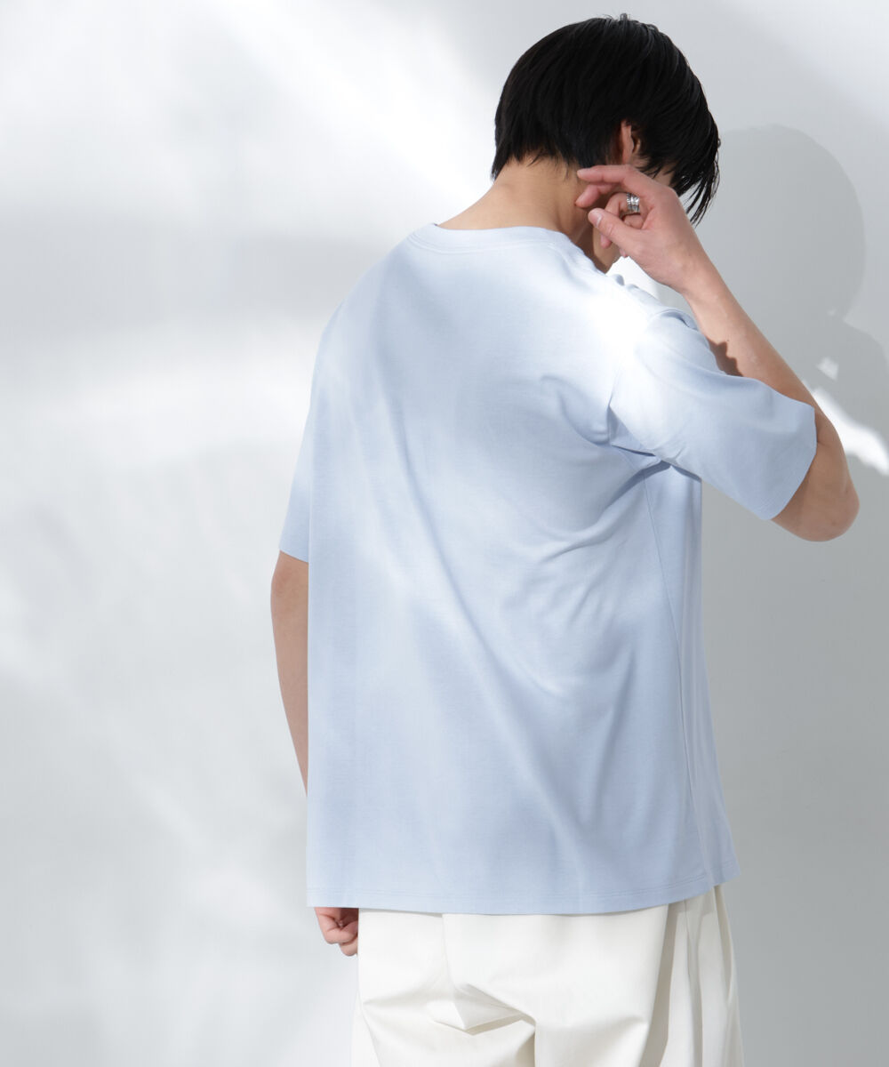 nano･universe「Anti Soaked(R)汗染み防止 De Light ミドルシルエットTシャツ」|Tシャツ・カットソー|