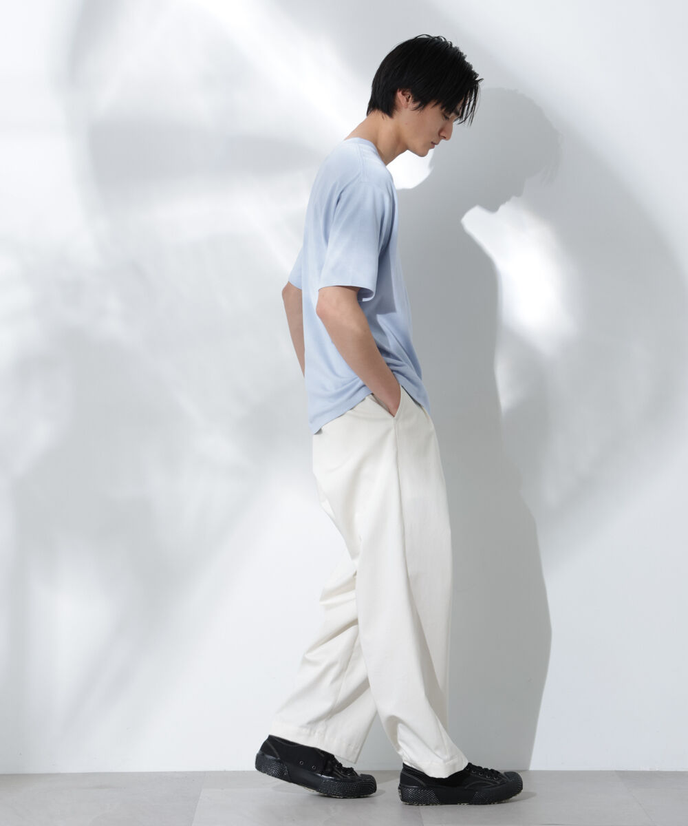 nano･universe「Anti Soaked(R)汗染み防止 De Light ミドルシルエットTシャツ」|Tシャツ・カットソー|