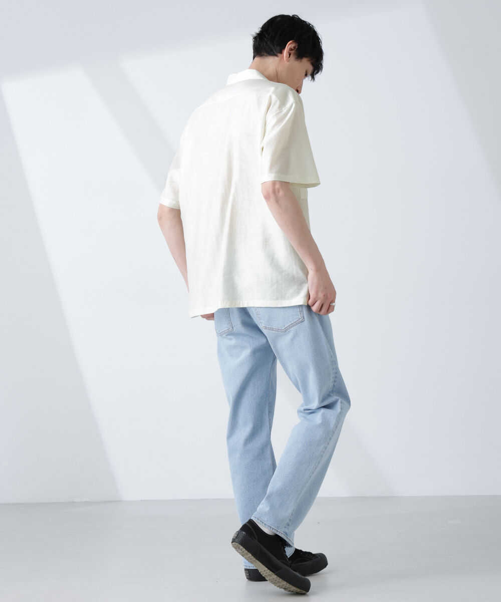 nano･universe「オープンカラーキューバシャツ」|シャツ・ブラウス|