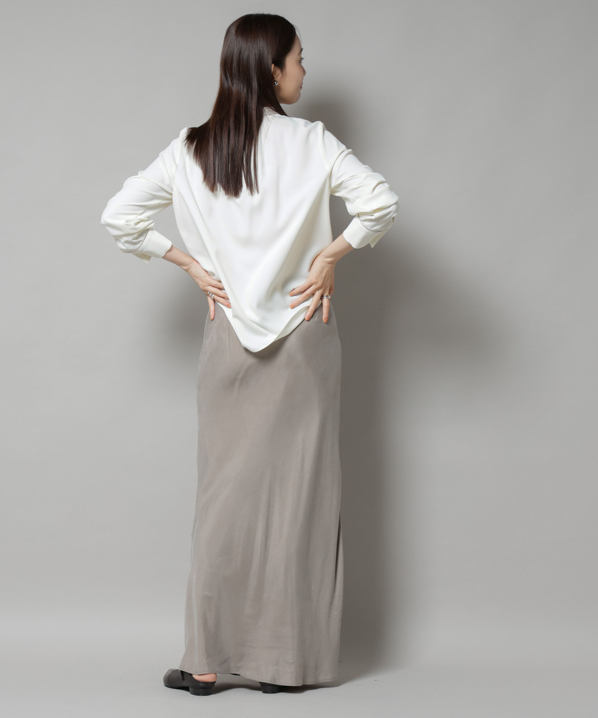 nano･universe「スタンドバイカラータックブラウス」|シャツ・ブラウス|