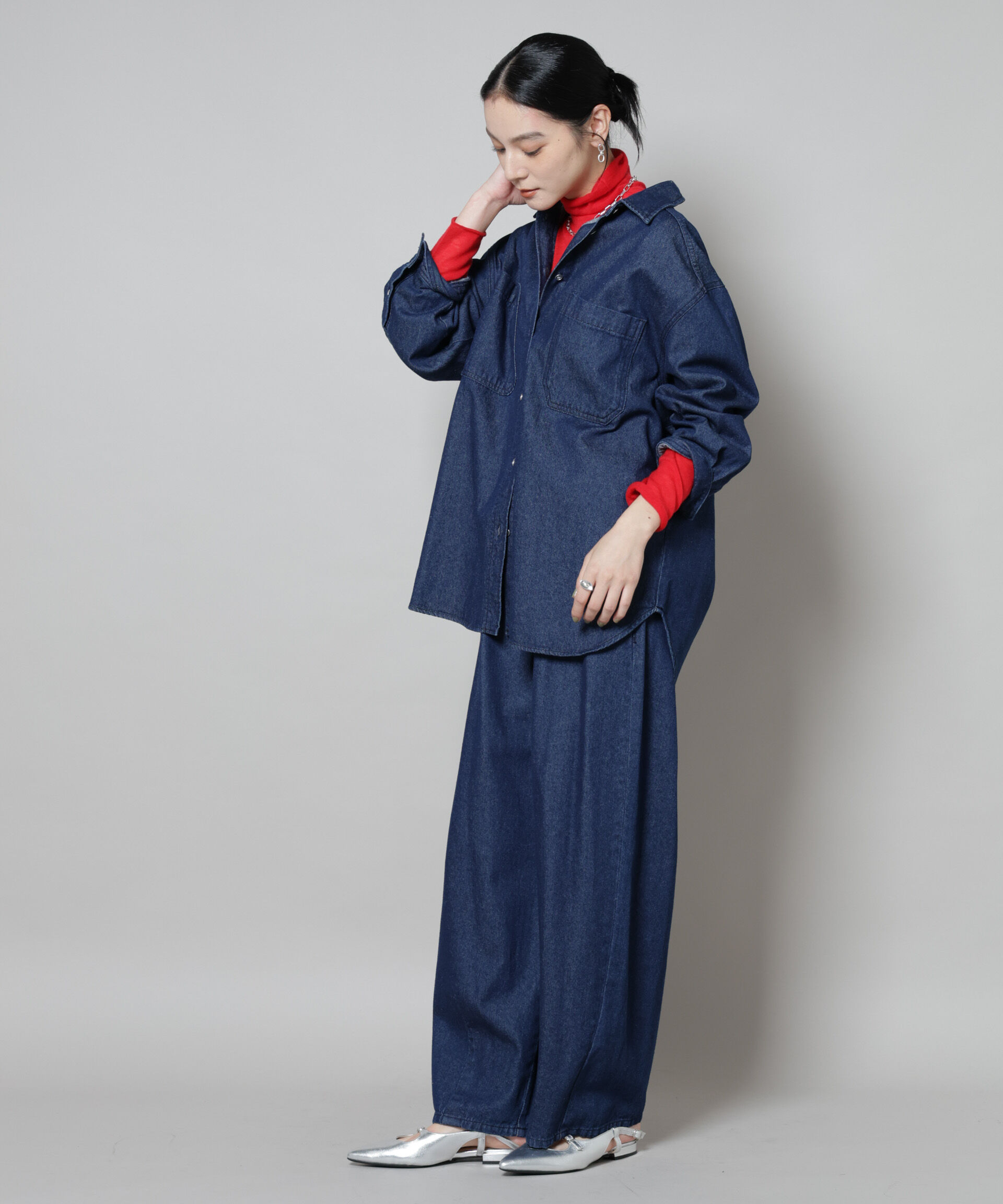 nano･universe「スイビウールタートルネックニットプルオーバー」|ニット・セーター|