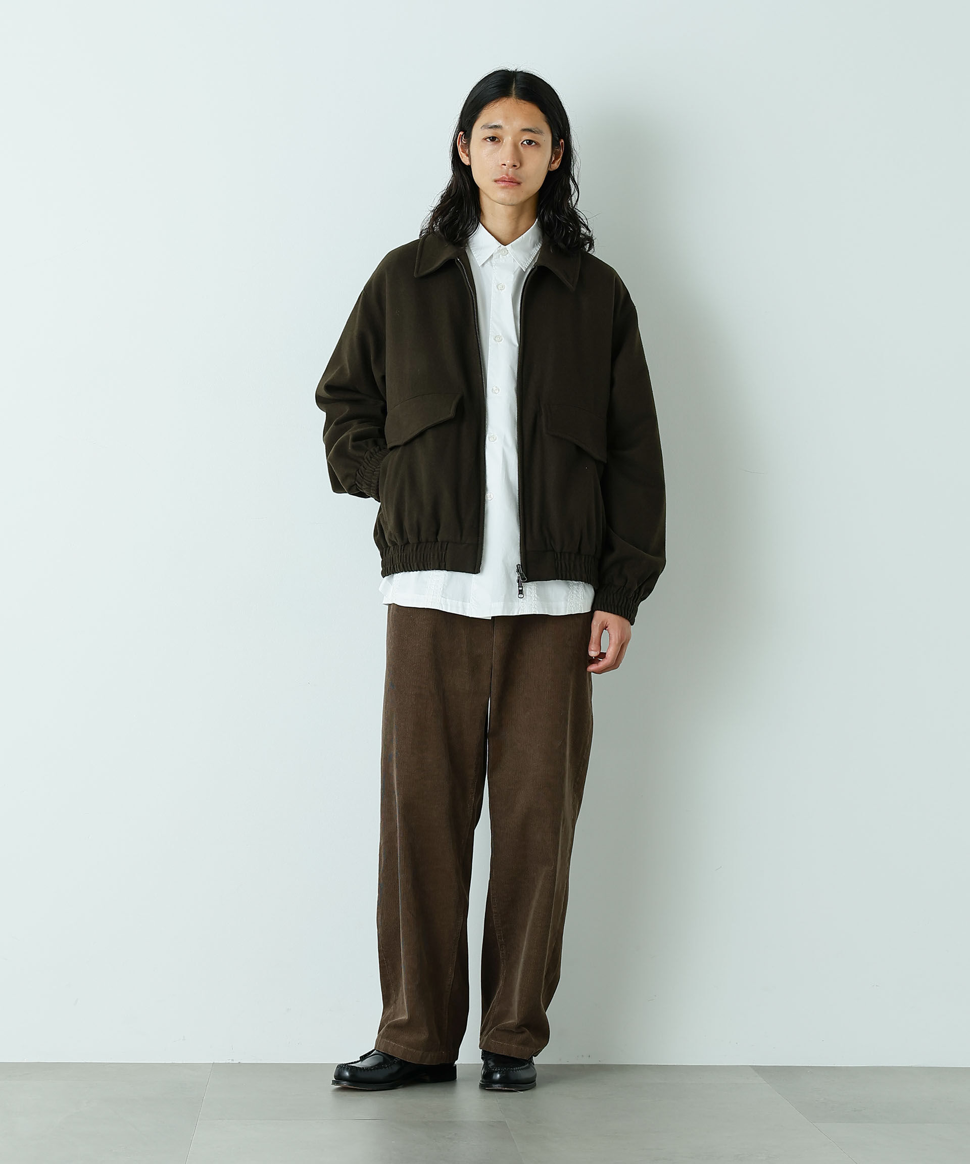  「「HOTEL LACE」デザインステッチロングスリーブシャツ」|シャツ・ブラウス|