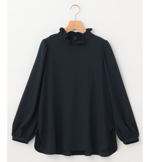 組曲「【VERY掲載・KUMIKYOKU NAVY】スタンドフリルTEEブラウス」|シャツ・ブラウス|