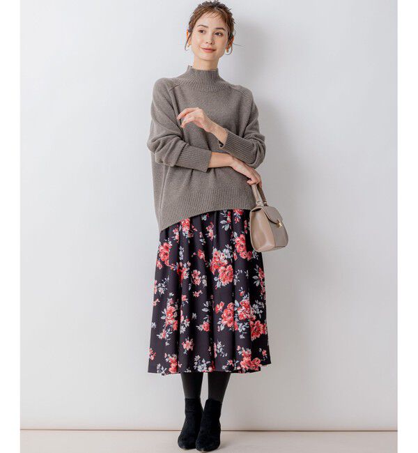 組曲「【8色展開・WEB限定】ウールカシミヤミックス ハイネック ニット」|ニット・セーター|