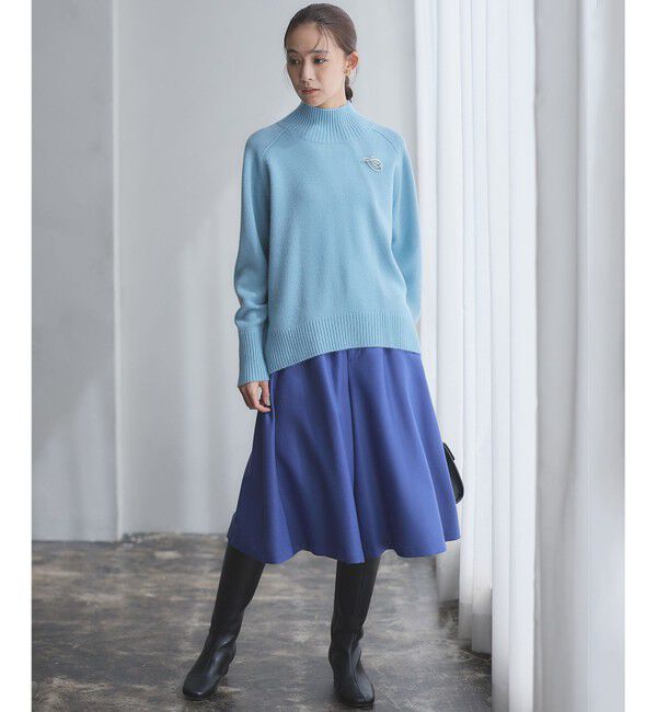 組曲「【8色展開・WEB限定】ウールカシミヤミックス ハイネック ニット」|ニット・セーター|