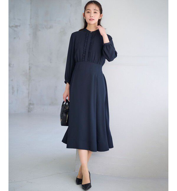 組曲「【KUMIKYOKU NAVY】ジョーゼットシフォン フリルワンピース」|ワンピース|