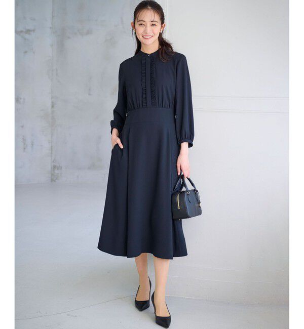 組曲「【KUMIKYOKU NAVY】ジョーゼットシフォン フリルワンピース」|ワンピース|
