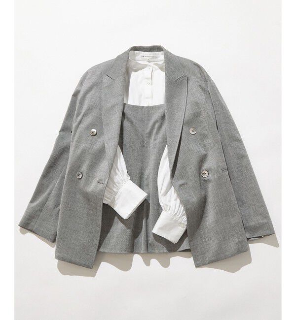 23区「【セットアップ対応】スラブツイードストレッチ ジャケット」|テーラードジャケット|