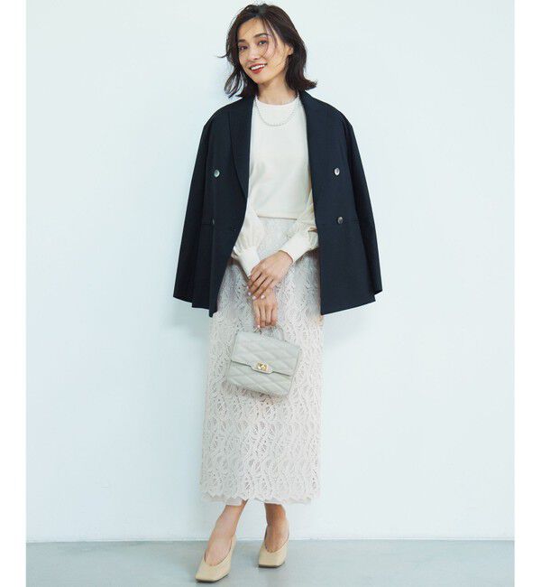 23区「【セットアップ対応】スラブツイードストレッチ ジャケット」|テーラードジャケット|