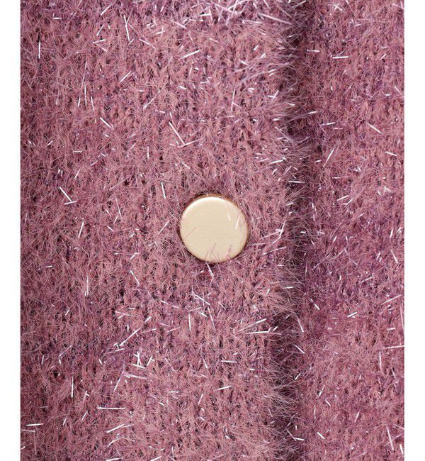 any SiS「【前後着用可】スパークルシャギー カーディガン」|カーディガン|