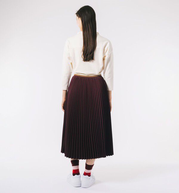 LACOSTE「ウエストボーダープリーツスカート / ロングスカート」|スカート|