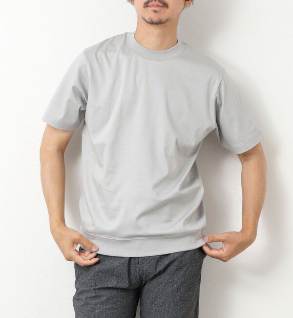 NOLLEY'S goodman「《ビジカジ対応》シルケットスムースドレスTシャツ 25SS」|Tシャツ・カットソー|