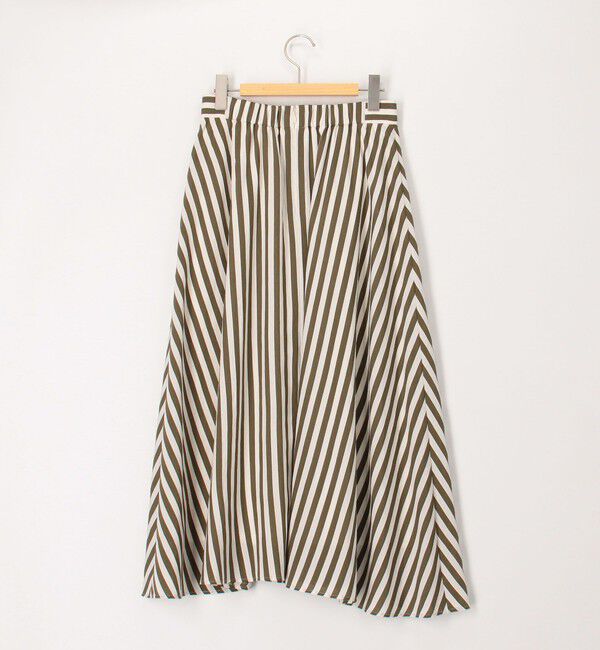 NOLLEY'S「《セットアップ対応》ドビーストライプフレアスカート」|フレア|