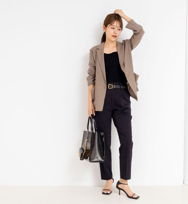 NOLLEY'S sophi「ウォッシャブルドライ2WAYストレッチテーパードパンツ」|その他|