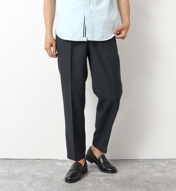 NOLLEY'S goodman「《セットアップ対応》《EVALET》吸水速乾 ストレッチ イージーパンツ 25SS」|チノ|ネイビー