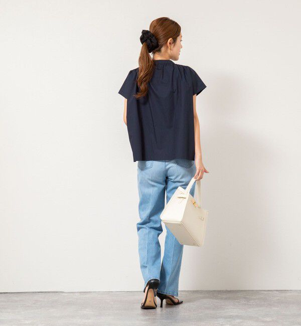 NOLLEY'S「フレンチスリーブフリルブラウス」|シャツ・ブラウス|