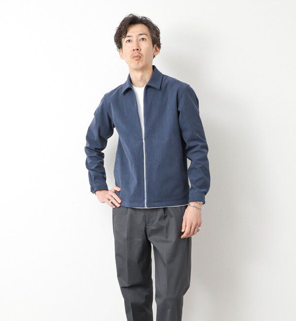 NOLLEY'S goodman「《セットアップ対応》ストレッチコーデュロイ ストレッチ ジップシャツ ブルゾン 25AW」|ブルゾン・スタジャン|