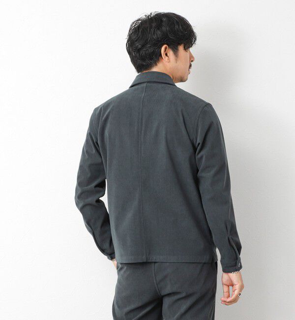 NOLLEY'S goodman「《セットアップ対応》ストレッチコーデュロイ ストレッチ ジップシャツ ブルゾン 25AW」|ブルゾン・スタジャン|