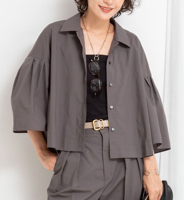 NOLLEY'S「《セットアップ対応》袖フレアボリュームシャツ」|シャツ・ブラウス|