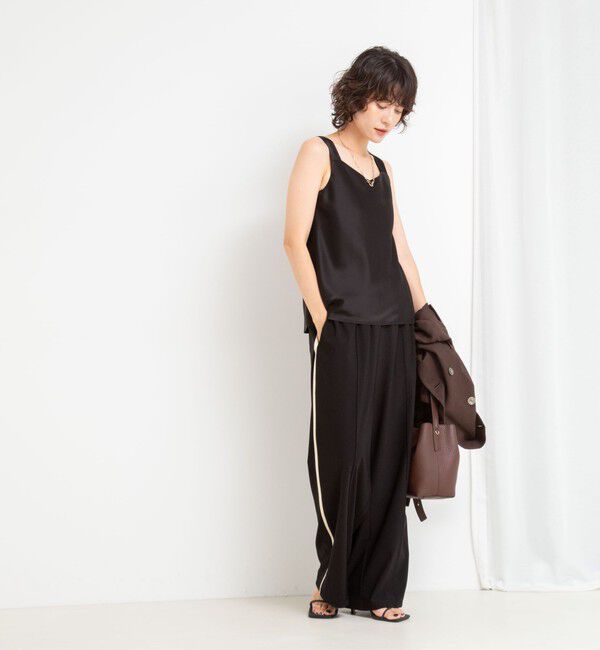 NOLLEY'S sophi「トリアセサテン前後2WAYタンクトップ」|タンクトップ|