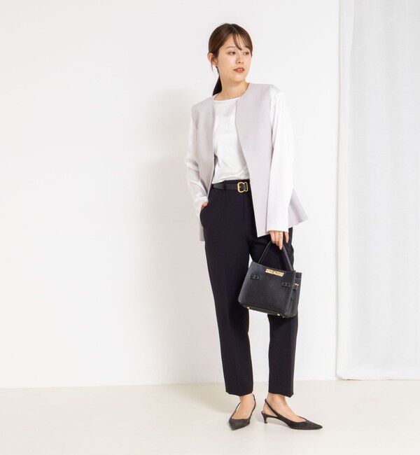 NOLLEY'S「《セットアップ対応》ウォッシャブルサージストレッチジレ」|ベスト・ジレ|