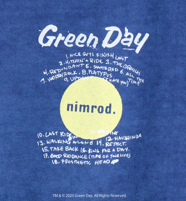 GLOSTER「【GOOD ROCK SPEED】GRENN DAY/グリーンデイ ピグメントロンT」|Tシャツ・カットソー|