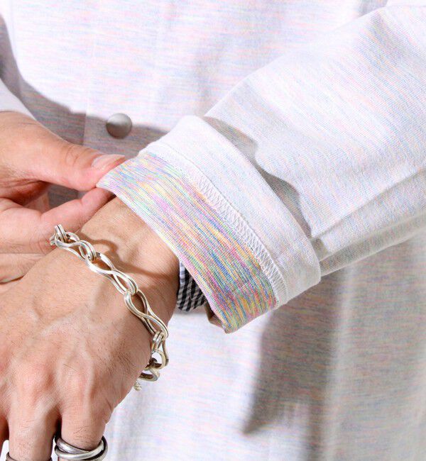 GLOSTER「【春の人気作が復刻】【裏グラデーションシリーズ】天竺クルーカーディガン」|カーディガン|