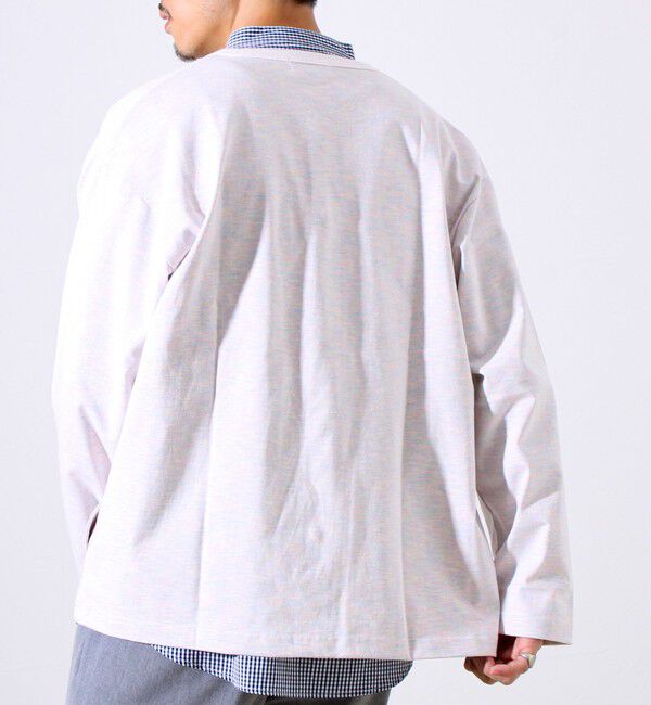 GLOSTER「【春の人気作が復刻】【裏グラデーションシリーズ】天竺クルーカーディガン」|カーディガン|