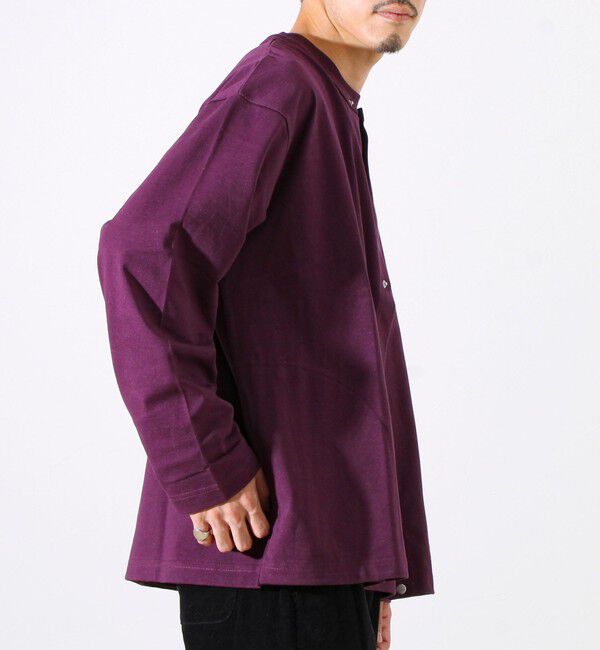 GLOSTER「【春の人気作が復刻】【裏グラデーションシリーズ】天竺クルーカーディガン」|カーディガン|