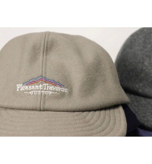 GLOSTER「【halo Commodity/ハロ コモディティー】Traverse Melton Cap」|キャップ・キャスケット|