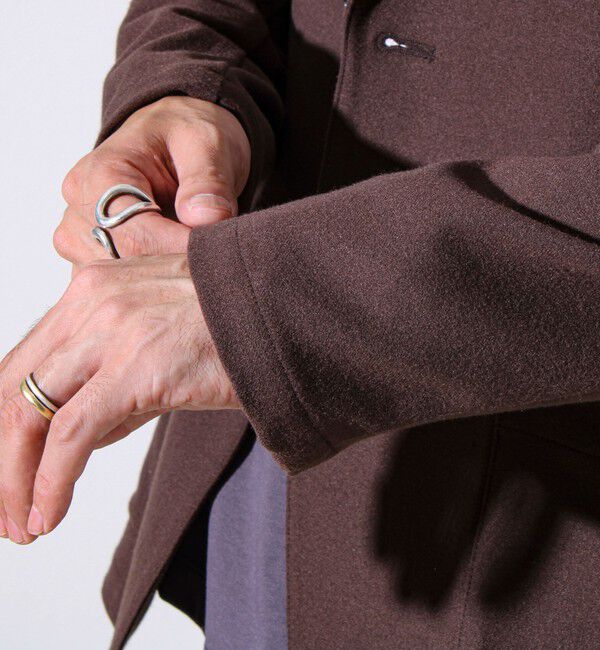 GLOSTER「【オンオフ兼用の大人カジュアルジャケット】両面起毛 ストレッチジャケット」|テーラードジャケット|