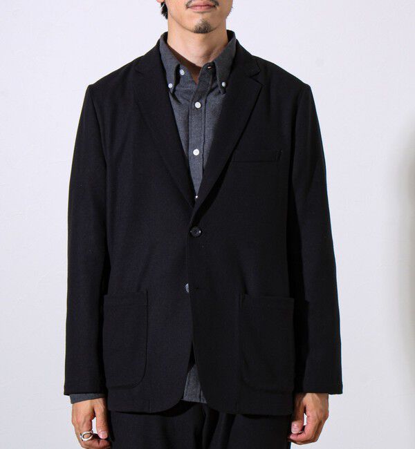 GLOSTER「【オンオフ兼用の大人カジュアルジャケット】両面起毛 ストレッチジャケット」|テーラードジャケット|