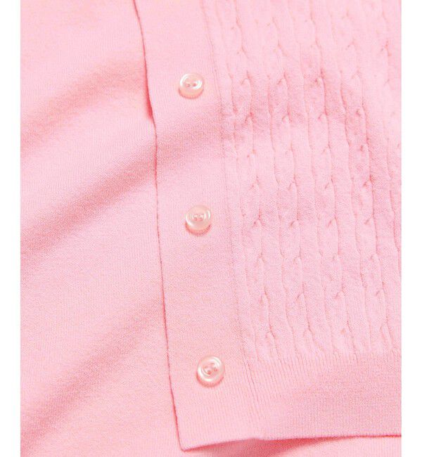 ROPE「ミニケーブルセパレートカーディガン（アンサンブル）/ イージーケア」|カーディガン|