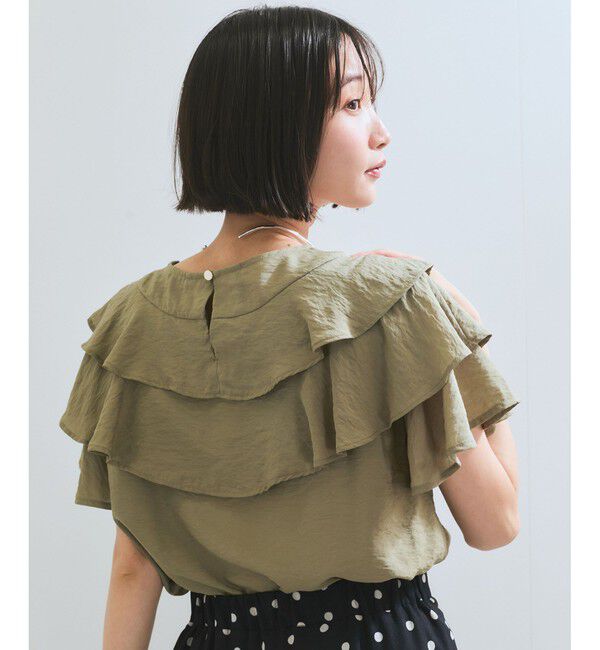 VIS「フリルティアードブラウス」|シャツ・ブラウス|
