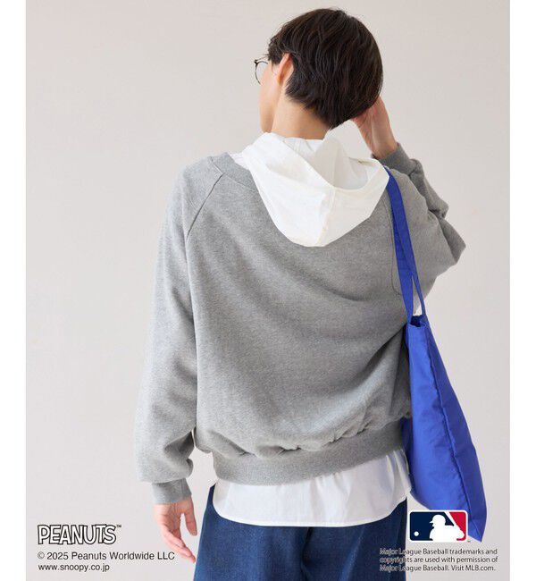 Rope&rsquo;Picnic「【PEANUTS&times;MLB COLLECTION by ROPE' PICNIC】オフショルスウェット」|スウェット・ジャージ|
