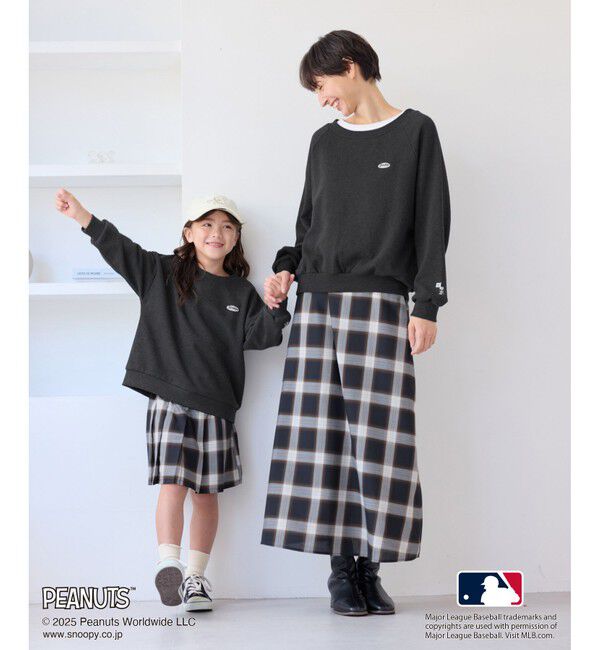 Rope&rsquo;Picnic「【PEANUTS&times;MLB COLLECTION by ROPE' PICNIC】オフショルスウェット」|スウェット・ジャージ|