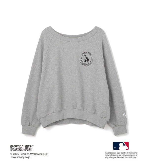Rope&rsquo;Picnic「【PEANUTS&times;MLB COLLECTION by ROPE' PICNIC】オフショルスウェット」|スウェット・ジャージ|
