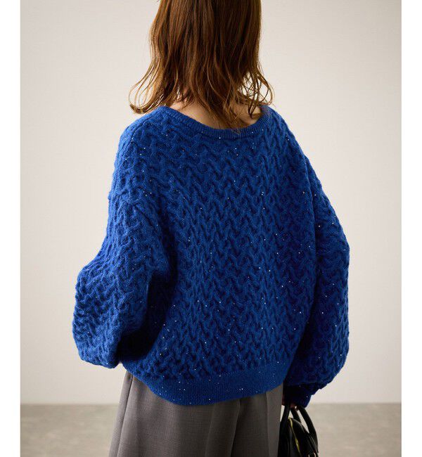 Rope&rsquo;Picnic「ミニフラワースパンコールニット」|ニット・セーター|