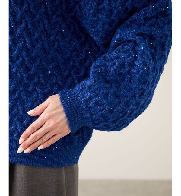 Rope&rsquo;Picnic「ミニフラワースパンコールニット」|ニット・セーター|