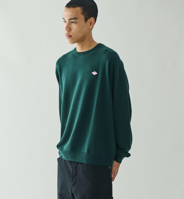 DANTON「DANTON | ラムウール クルーネックニットプルオーバー MEN」|ニット・セーター|