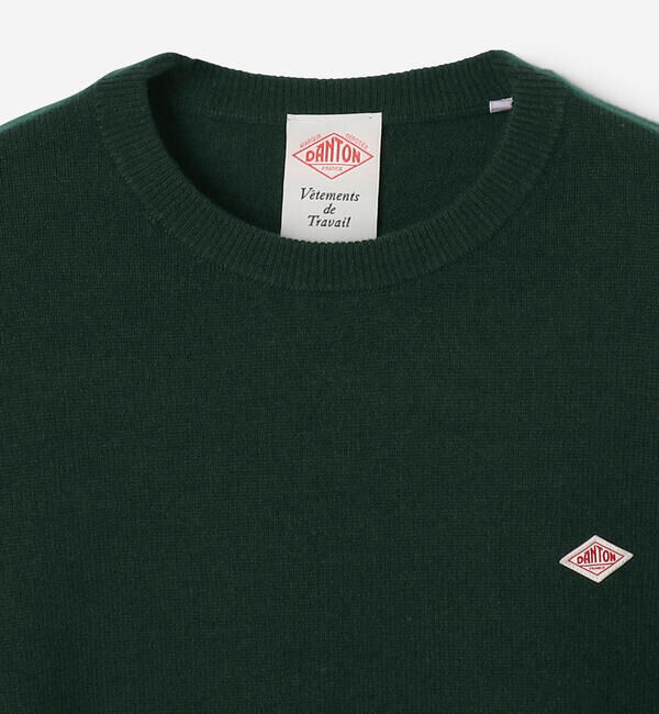 DANTON「DANTON | ラムウール クルーネックニットプルオーバー MEN」|ニット・セーター|