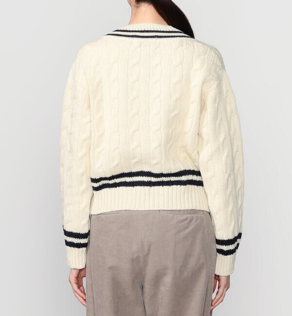  「James Charlotte | 〈別注〉 Vネック チルデンニットプルオーバー WOMEN」|ニット・セーター|