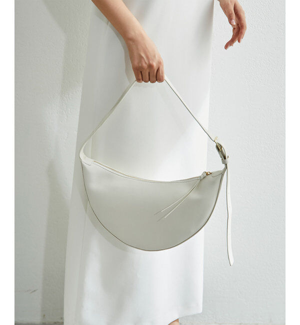  「【2.718】Sleekクロスボディ」|ショルダー・メッセンジャー|オフホワイト
