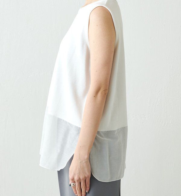  「【C&prime;NOTE/ノート】【新色登場】裾シアータンクトップ」|Tシャツ・カットソー|