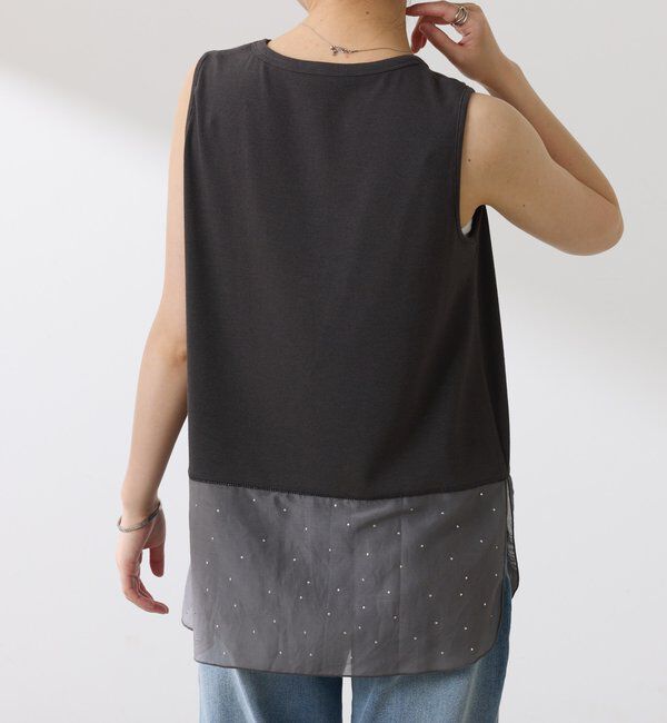  「【C&prime;NOTE/ノート】【新色登場】裾シアータンクトップ」|Tシャツ・カットソー|